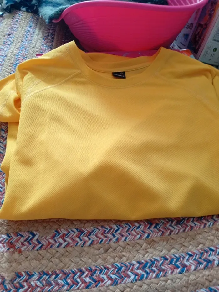 T shirt jaune Tex taille XL