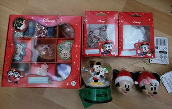 Lot décoration noël Mickey Minnie