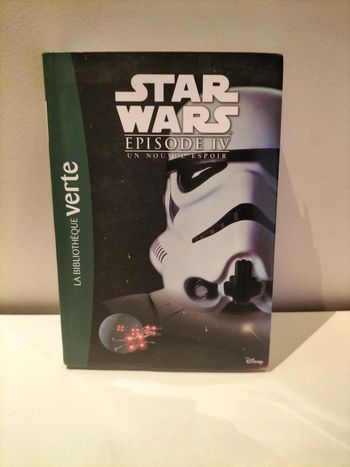 Livre Star Wars épisode 4 - un nouvel espoir - bibliothèque verte