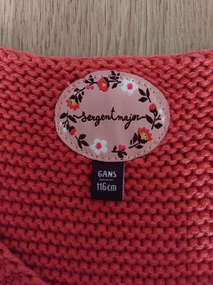 Sergent Major Gilet fille 6 ans – mi-saison - très bon état ❤️ - photo numéro 2