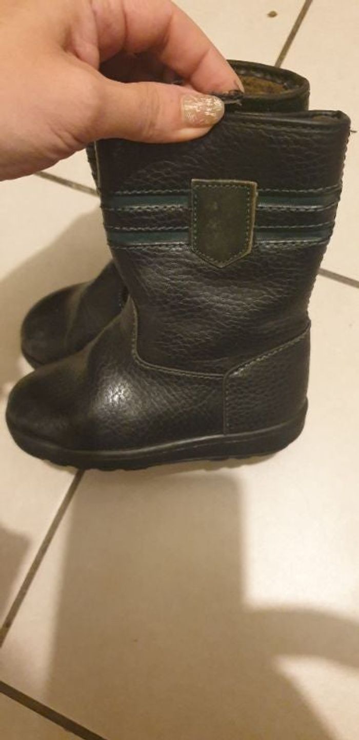 Bottes simili cuir fourrées