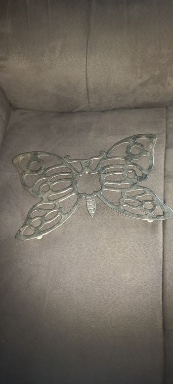 Sous plat papillons vinrage rogers