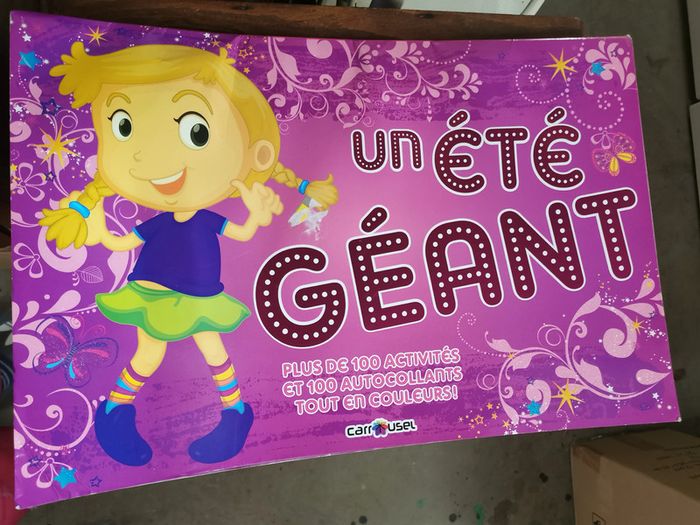 Album d'activités un été géant, éd. Carrousel