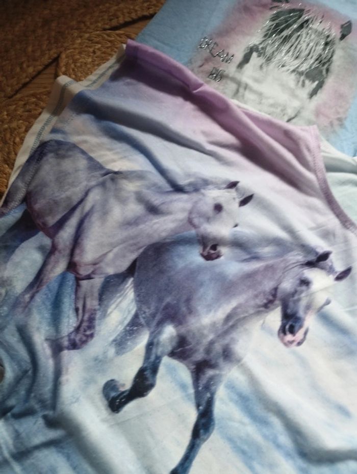 Lot t-shirts chevaux 8/10ans - photo numéro 2
