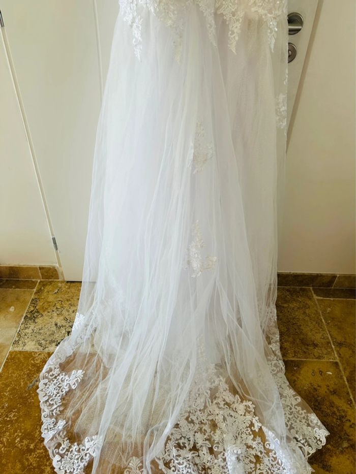 Robe de mariée + voile - photo numéro 7