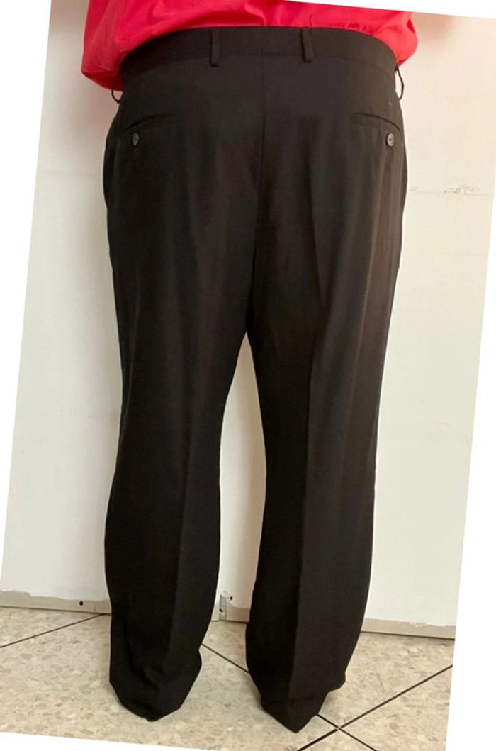Pantalon à pince noir taille 54 - homme - photo numéro 4