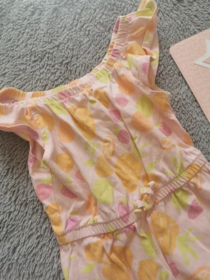 Combi short rose 9-12mois Primark - photo numéro 2