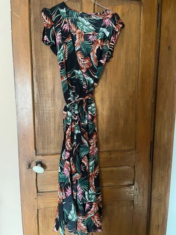 Robe longue à fleurs