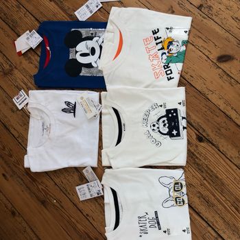 Lot 5 maillots 4 ans