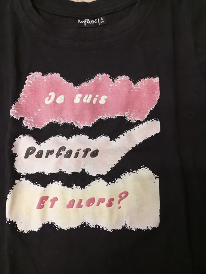 Tee shirt fille taille 5 ans (373) - photo numéro 2
