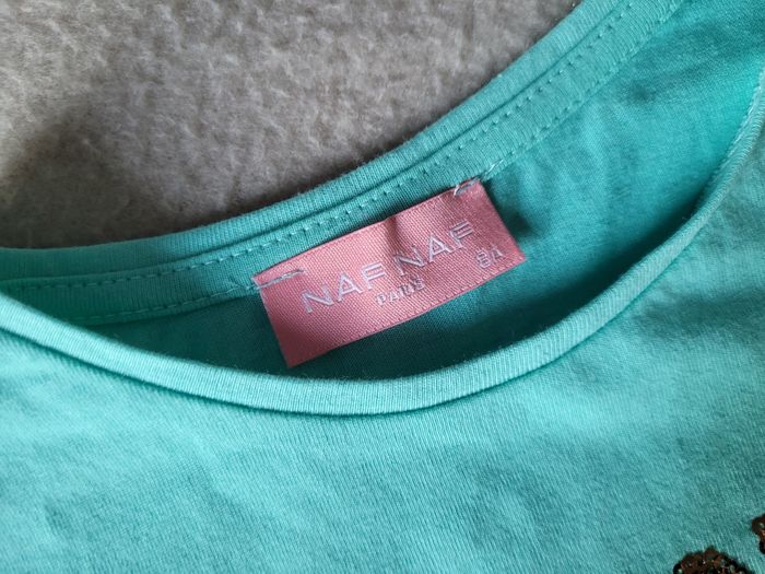 T-shirt manches longues naf naf 8 ans - photo numéro 4
