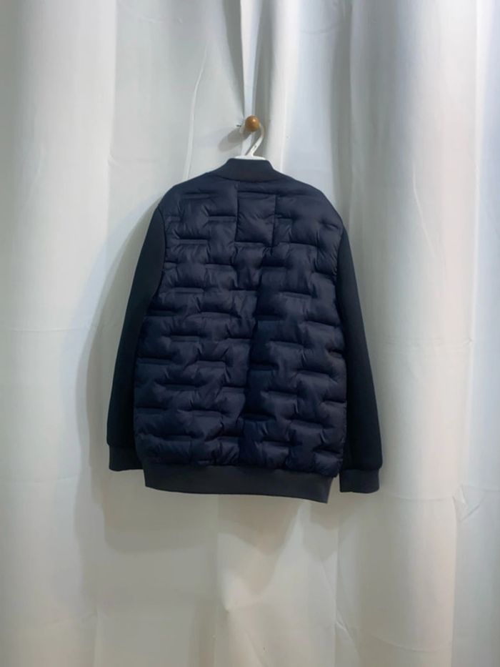 Doudoune bleu bi/matiere IKKS taille 10 ans neuve - n5m - photo numéro 3