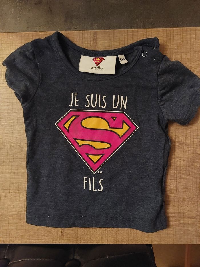 Lot t-shirt 6 mois plusieurs marques - photo numéro 3