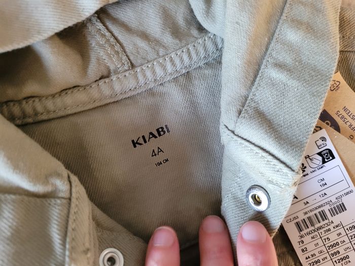Veste en jeans kiabi 4 ans - photo numéro 4
