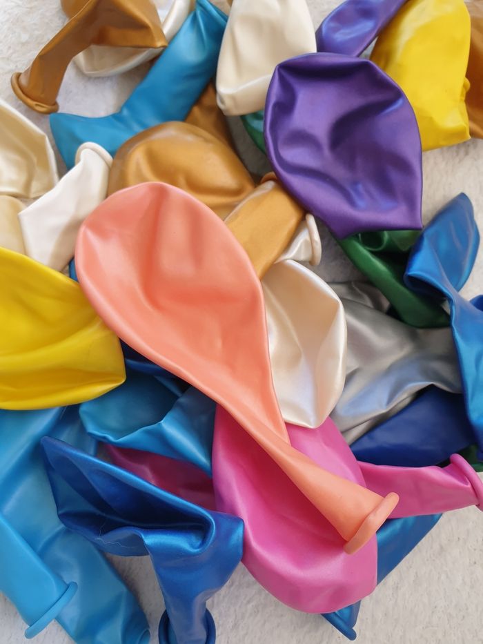 Lot de 30 ballons métalliques à gonfler neuf - photo numéro 3