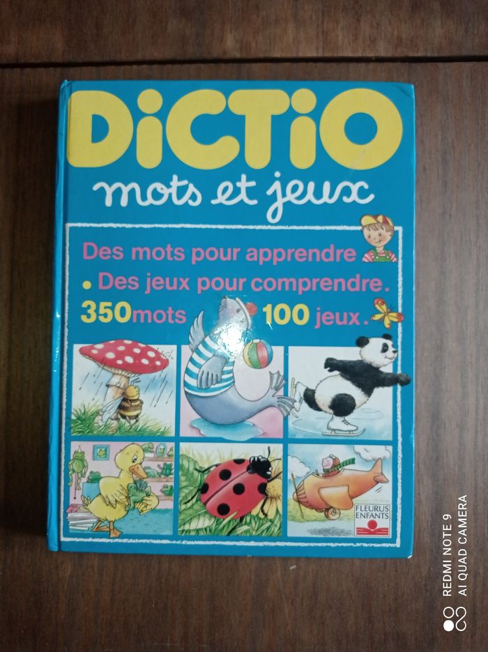 Livre éducatif enfant, DICTIO, Éditions Fleurus