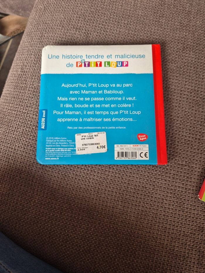 Livre enfant p’tit loup fait une colère - photo numéro 2