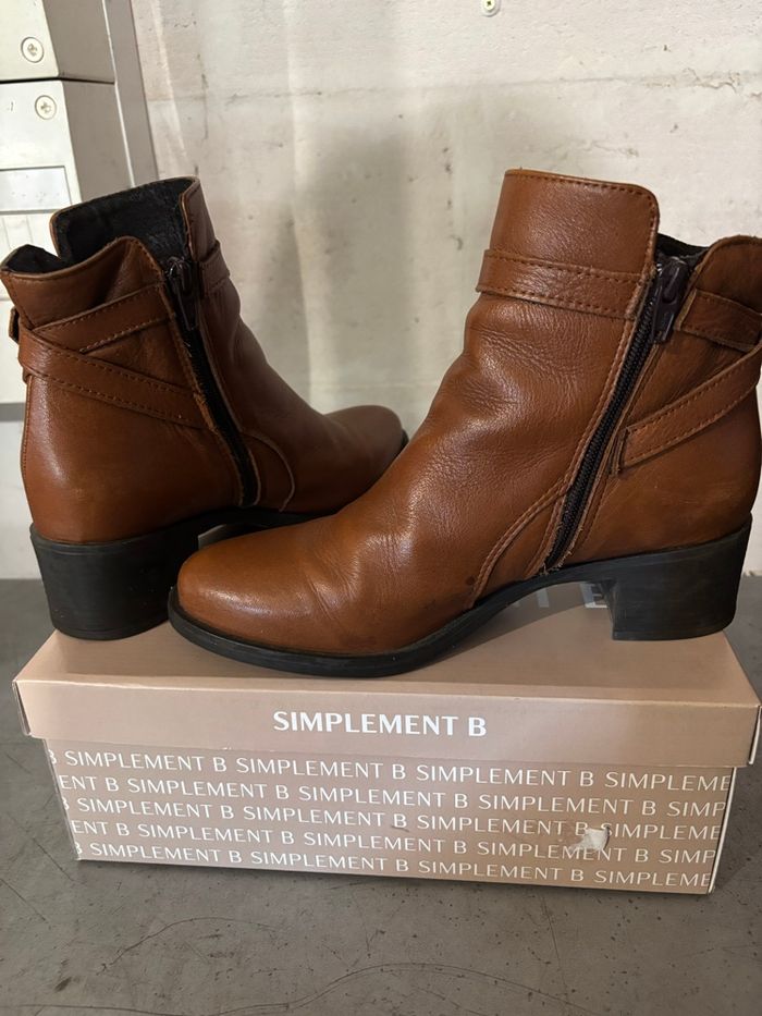 Bottines cuir - photo numéro 2