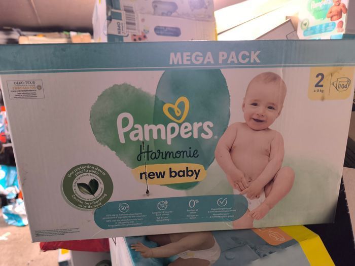 Pampers harmonie taille 2 2 cartons
