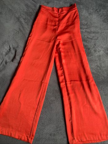 Pantalon fluide rouge