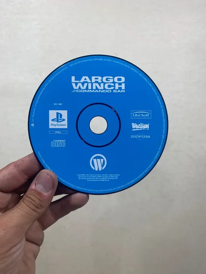 🎮 Jeu PS1 - Largo Winch Commando sar (PAL)  CD seul