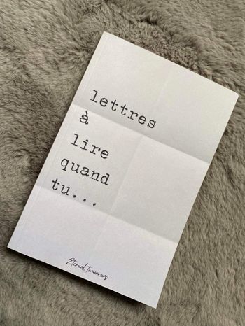 Livre écrire des lettres