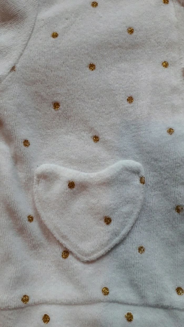 Cardigan, gilet, sweat à capuche velours rase 9 mois - photo numéro 2