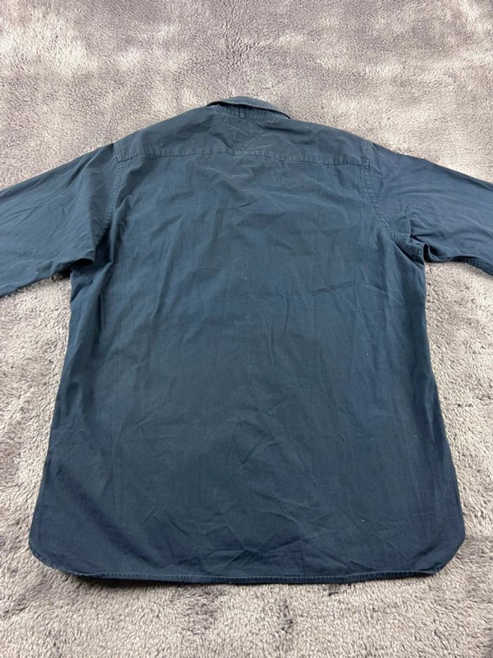 Chemise Tommy Hilfiger Bleu Marine – Homme Taille L - photo numéro 3
