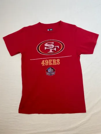 T-shirt imprimé sport USA, homme, été, NFL, rouge , M, SF