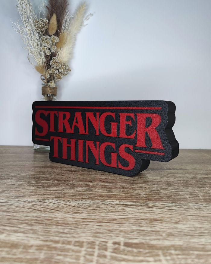 Stranger Things lightbox USB 25x10cm Excellent état Fan Art - photo numéro 3