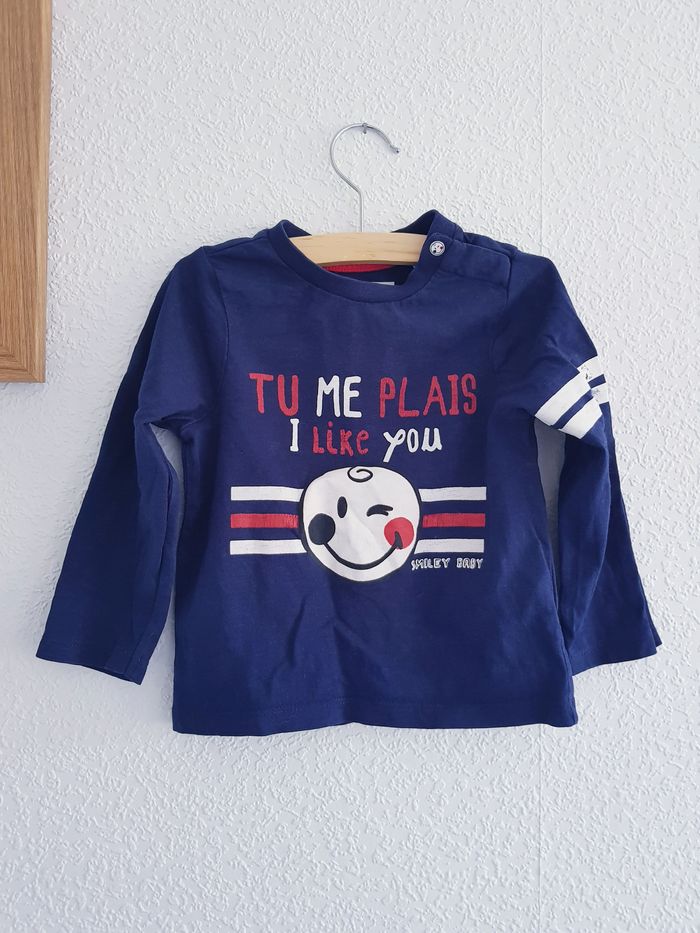 Orchestra - Smiley Baby - Tee-shirt à longues manches