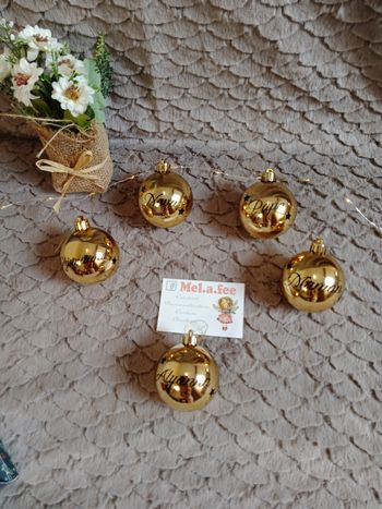 Boule de Noël personnalisé