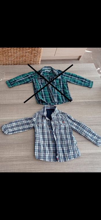 Chemise garçon 2 ans