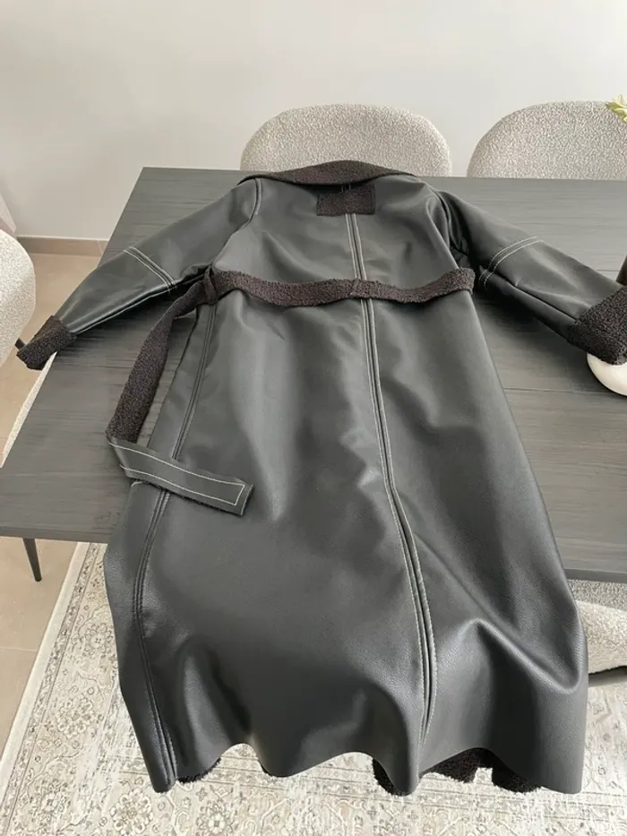 Manteau similicuir - photo numéro 7