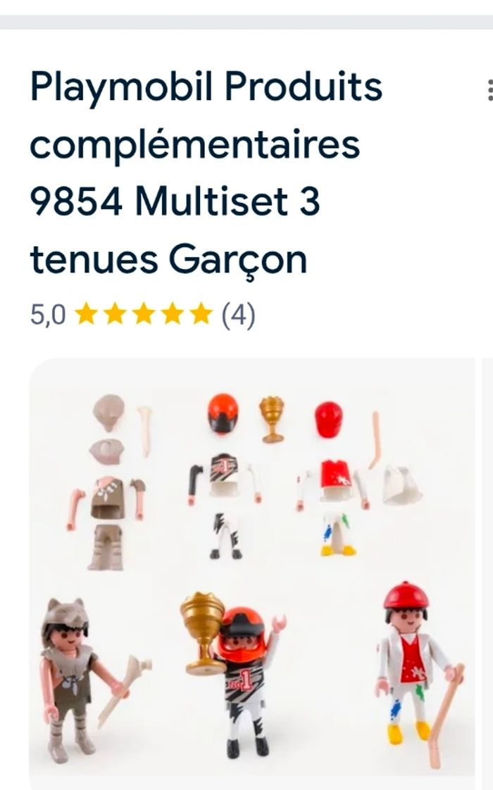 Jouet - jeux de construction playmobil 9854 multiset garçon - Neuf