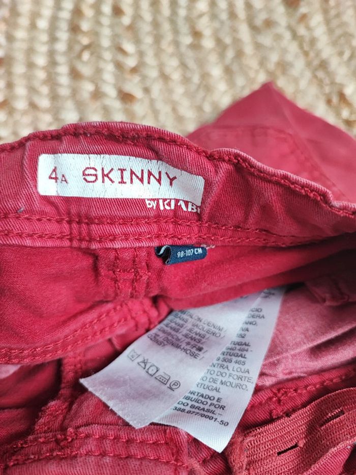 Skinny bordeaux Kiabi - photo numéro 3
