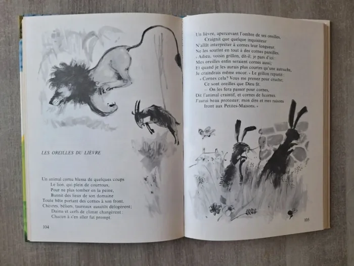 livre La Fontaine fable édition la galaxie - photo numéro 4