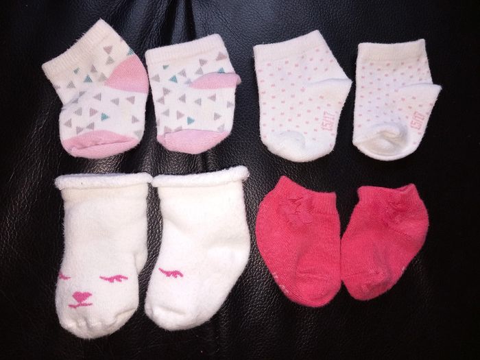 Lot de 4 paires de chaussettes taille 15-17