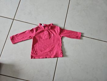 Sous pull bébé fille 9/12 mois obaibi BBF2