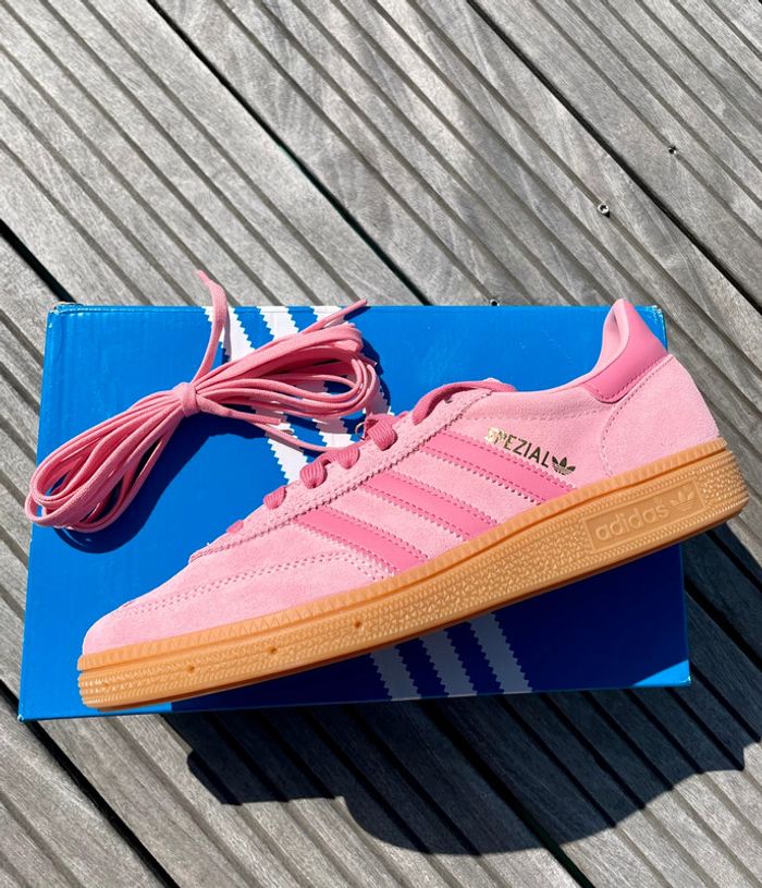 Adidas handball spezial triple pink London flower - photo numéro 7