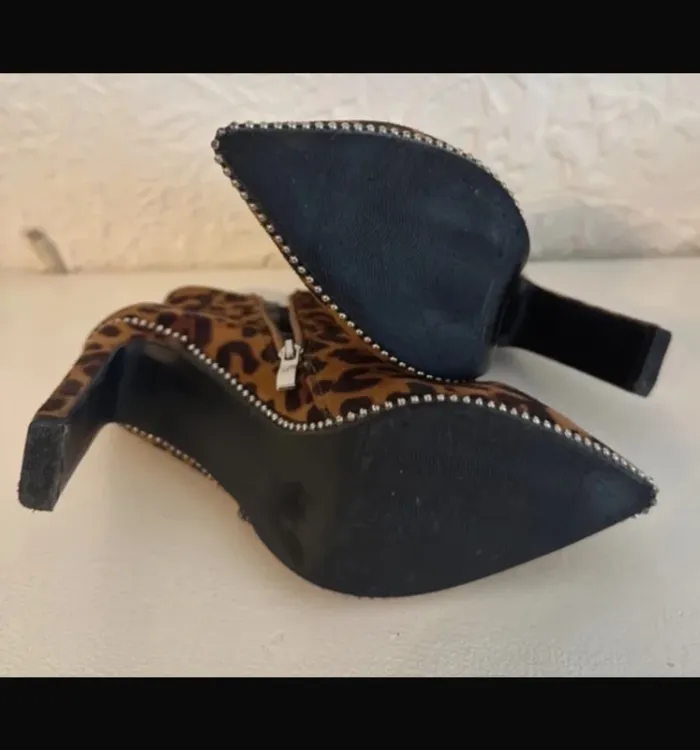 Bottines femme t 39 léopard neuve - photo numéro 2