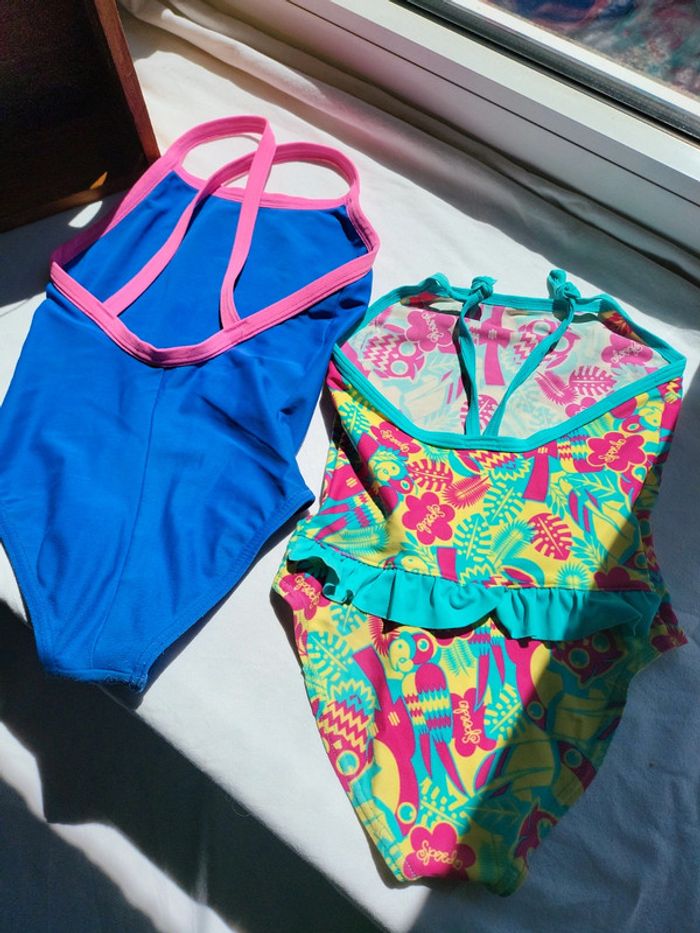 Lot de deux maillots de bain colorés speedo 4 ans - photo numéro 4
