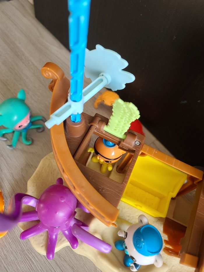 ‼️Très rare‼️Octonauts Bateau naufragé de Calico-Jack + personnages et accessoires - photo numéro 8