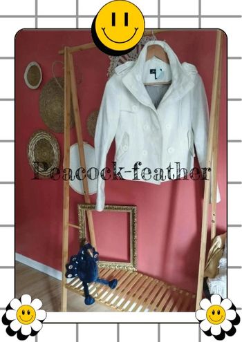 Manteau blanc court Jennyfer S