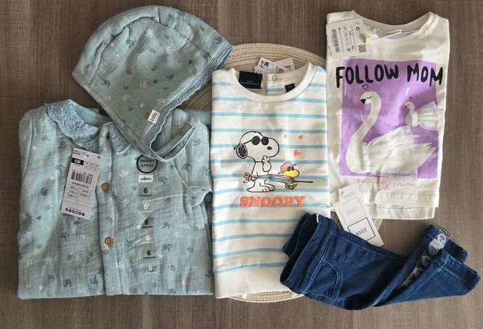 Lot 4 pièces Neuf - Bébé Fille