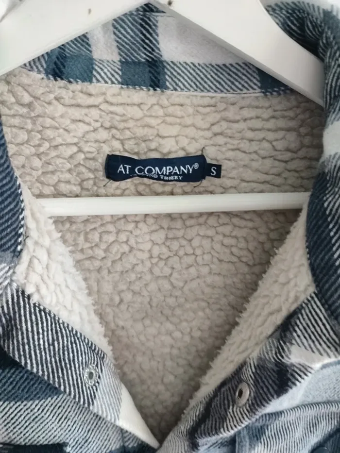 Veste chaude à carreaux - photo numéro 2