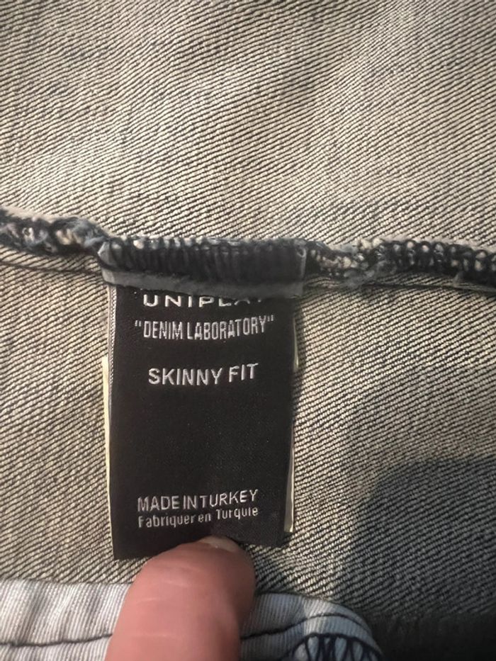 Veste en jean uniplay taille L en parfait état - photo numéro 7