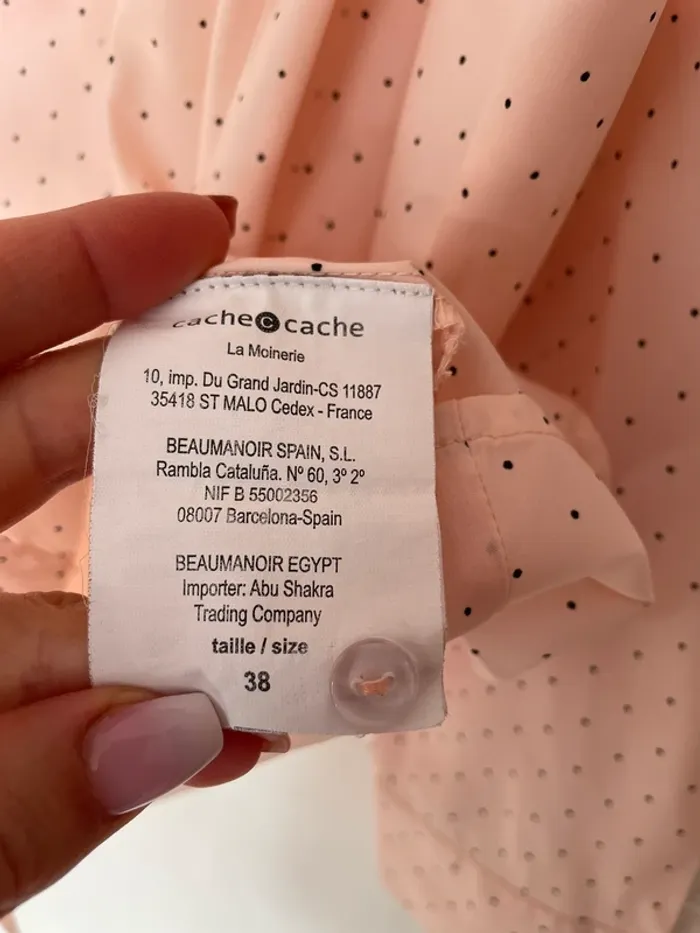 Chemise fluide à pois - photo numéro 4