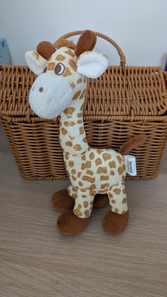 Petite peluche doudou girafe zoo de beauval - photo numéro 2