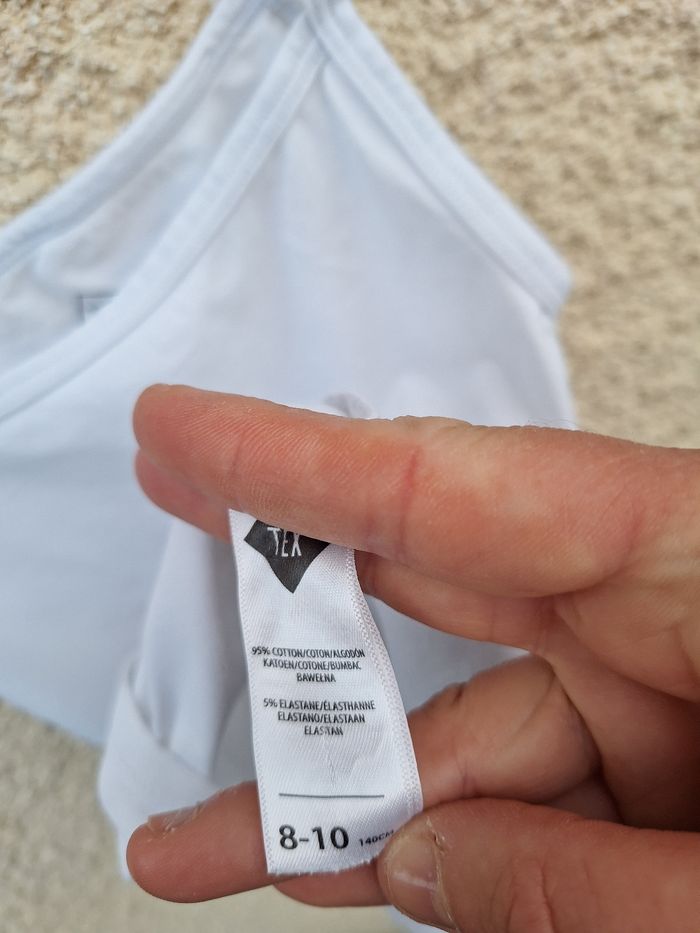 👚 Caraco / Top à fines bretelles Tex 8/10 ans - photo numéro 4